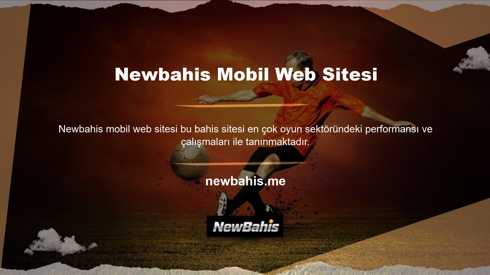 Kesintisiz hizmet özelliği sayesinde oyuncular sistemden sorunsuz Newbahis mobil web sitesi hizmet alabilirler